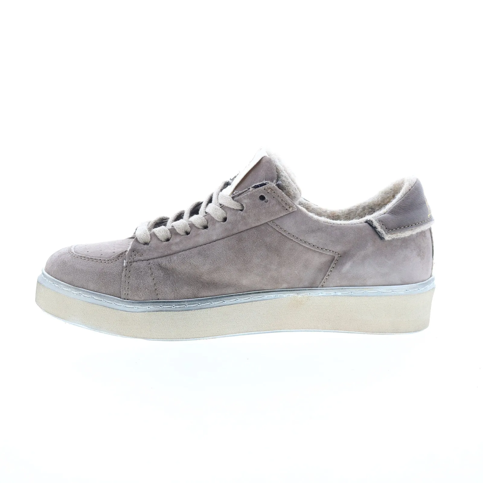 A.S. 98 Flanch Mens Gray Leather Lace Up Lifestyle Sneakers Shoes