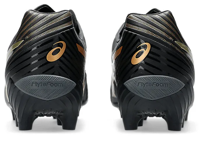 ASICS MEN'S LETHAL FLASH BLACK/GOLD FOOTBALL SHOES