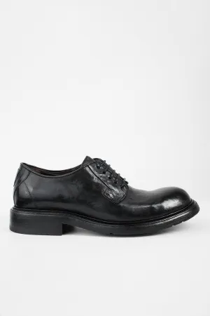 BOLTON limo-black derby shoes.