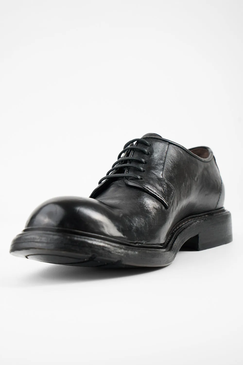 BOLTON limo-black derby shoes.