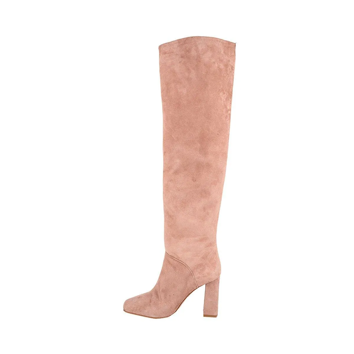 Charles By Charles David Tommi Overtheknee High Boots Fabric Pink Colour For Women