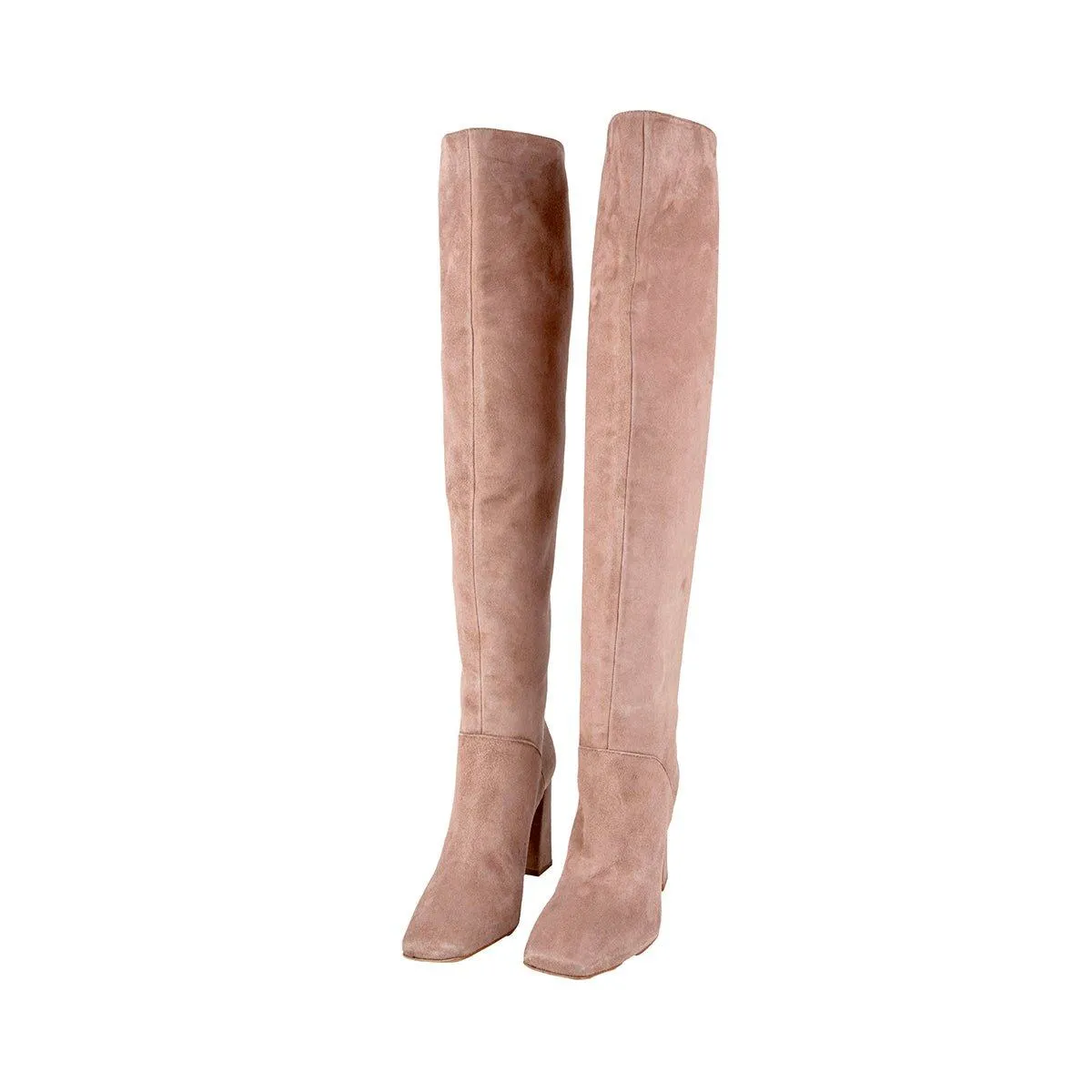 Charles By Charles David Tommi Overtheknee High Boots Fabric Pink Colour For Women