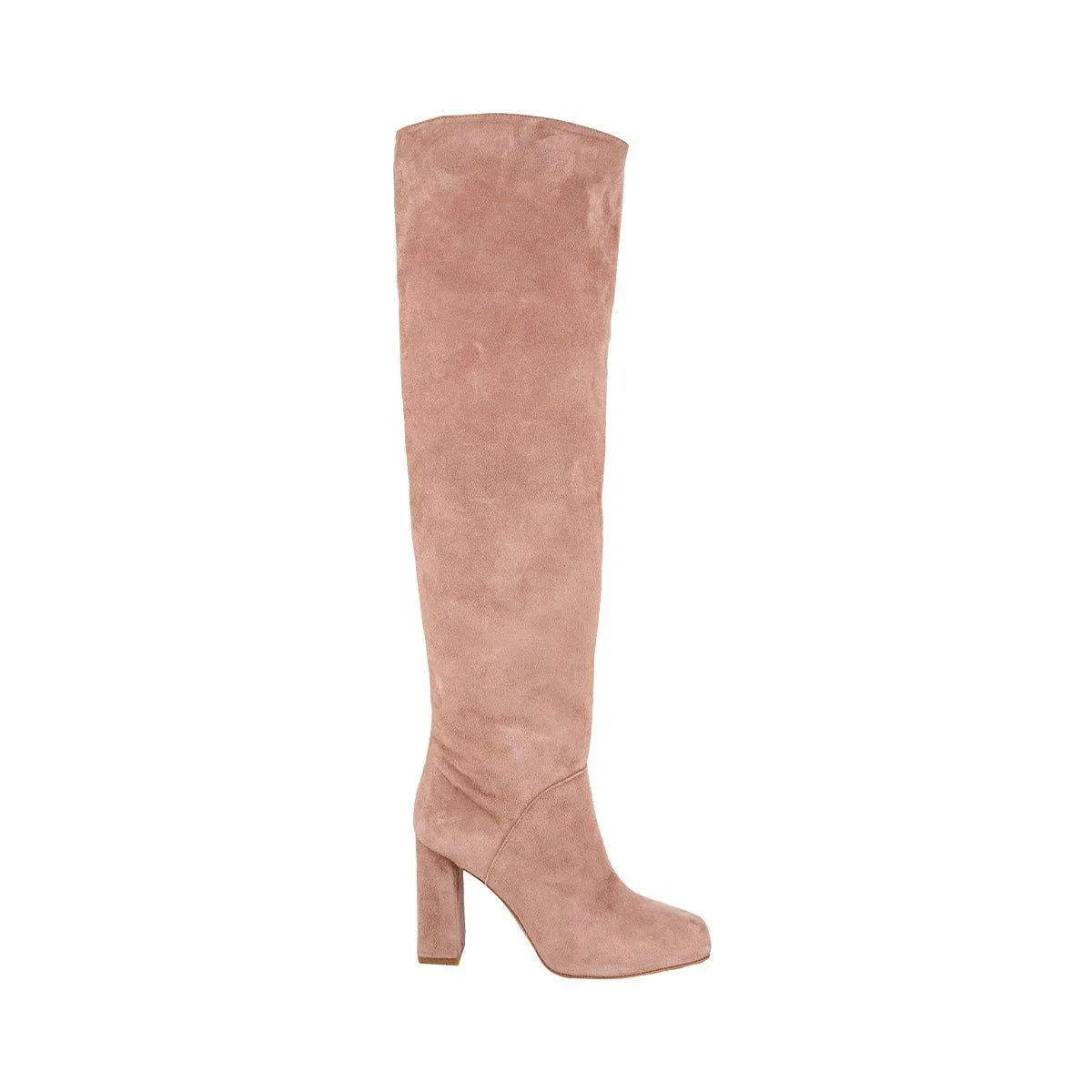 Charles By Charles David Tommi Overtheknee High Boots Fabric Pink Colour For Women