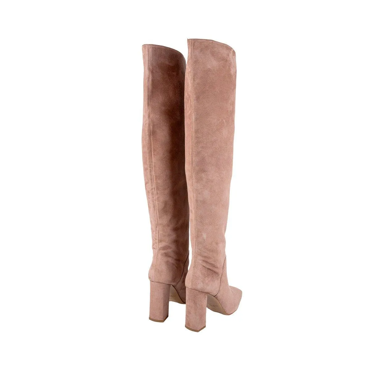 Charles By Charles David Tommi Overtheknee High Boots Fabric Pink Colour For Women