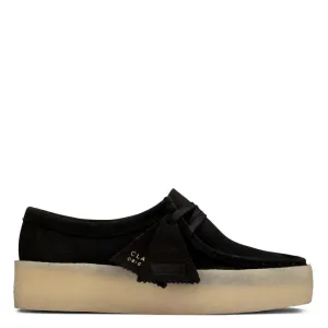 Clarks Women's Wallabee Cup in Black Nubuck