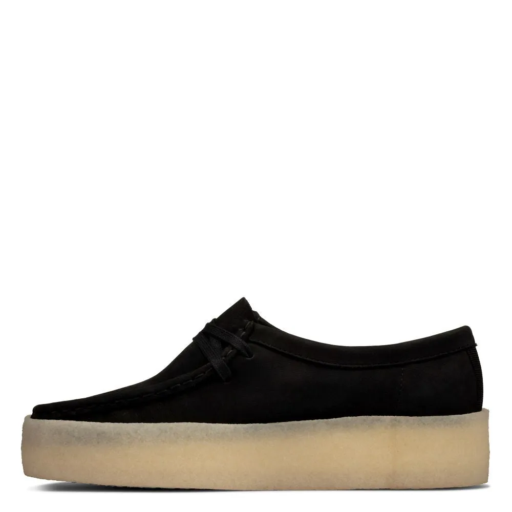 Clarks Women's Wallabee Cup in Black Nubuck