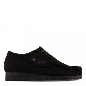 Clarks Women's Wallabee in Black Suede