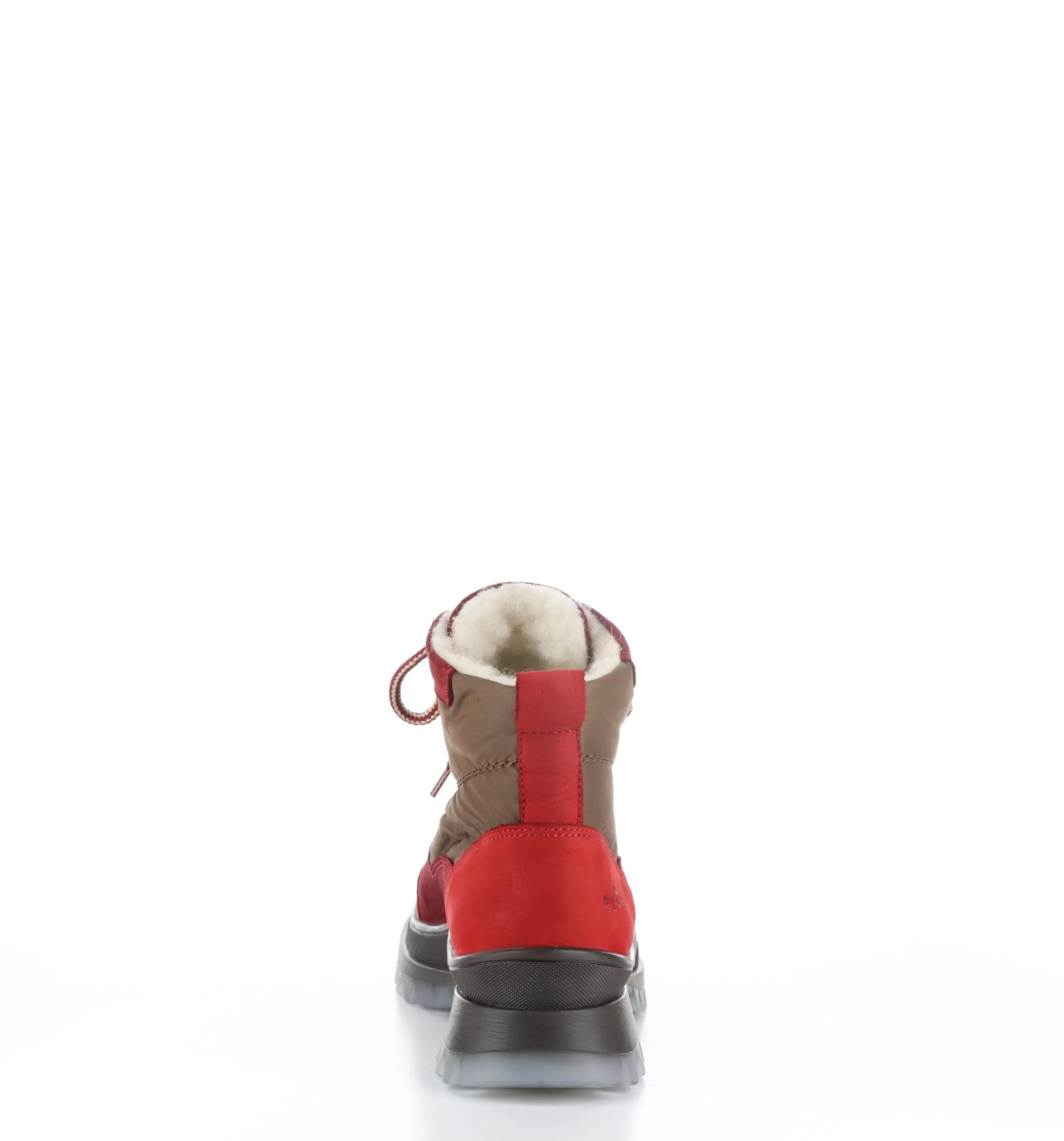DACKS Red/Sangria/Tan Round Toe Ankle Boots|DACKS Bottines �� Bout Rond in Rouge