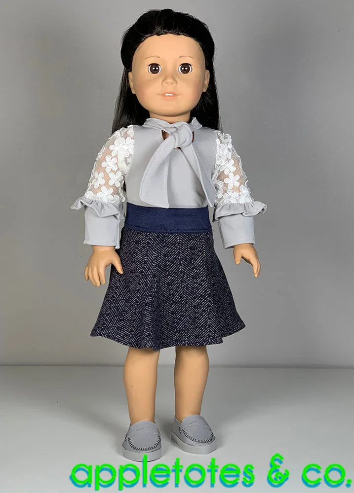 Erin Skirt 18 Inch Doll Sewing Pattern