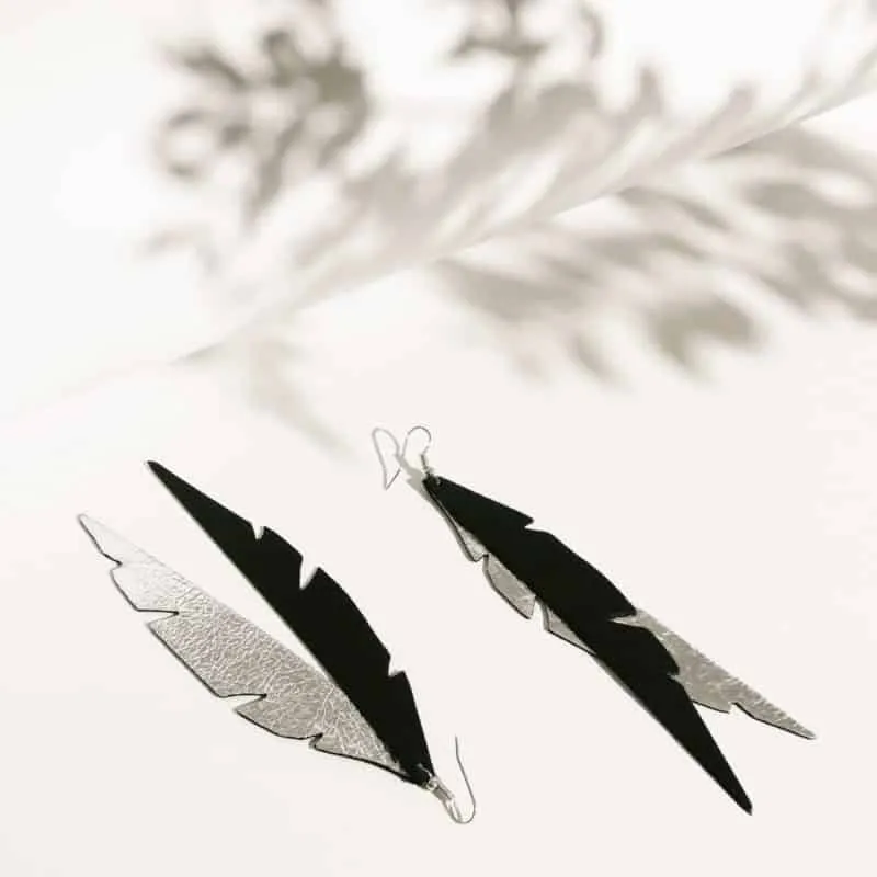 Feathers Glam Earrings