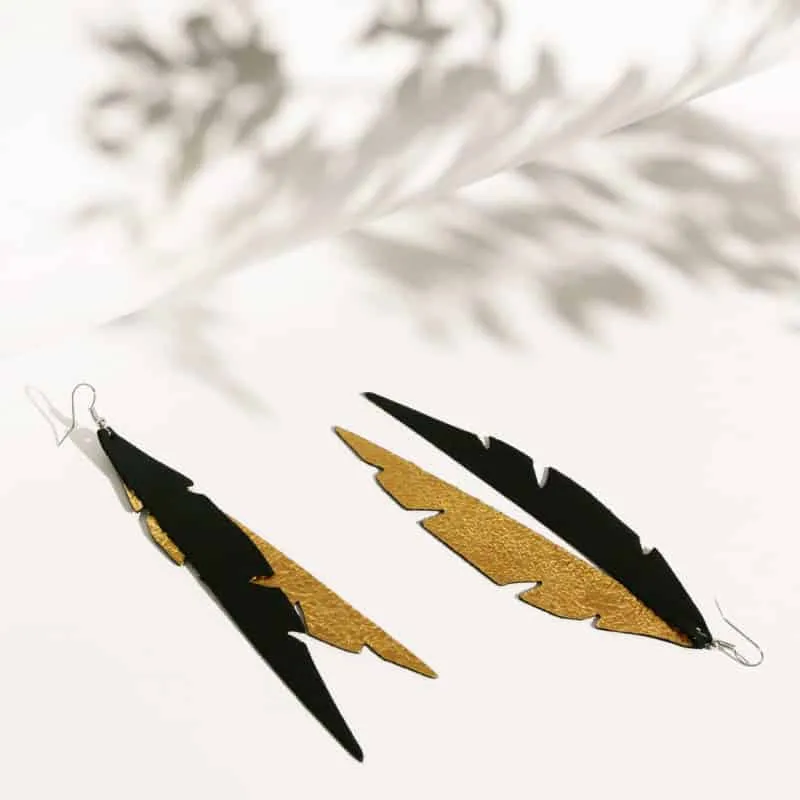 Feathers Glam Earrings