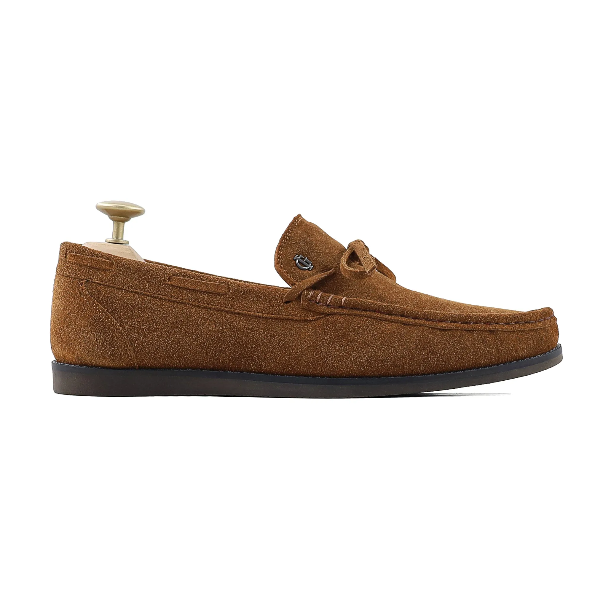 Frenzy - Men's Cognac Suede Loafer