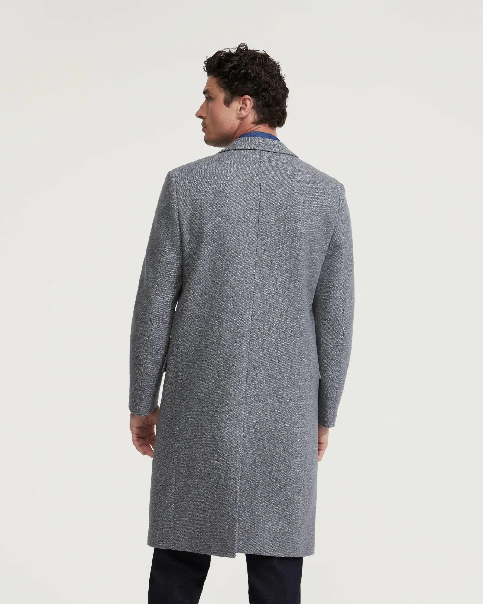 George Wool Rich Twill Overcoat