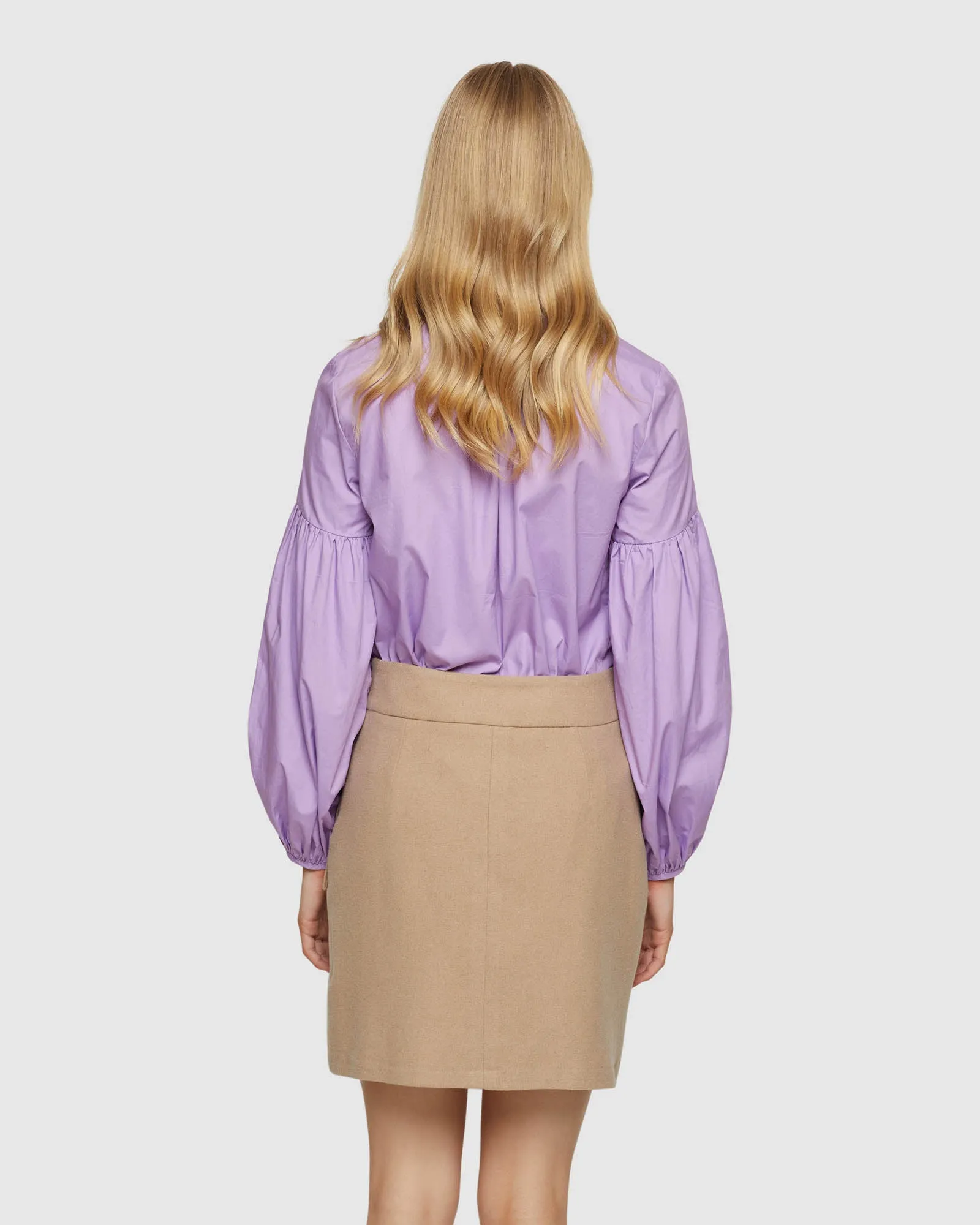 Harriet Gathered Sleeve Blouse