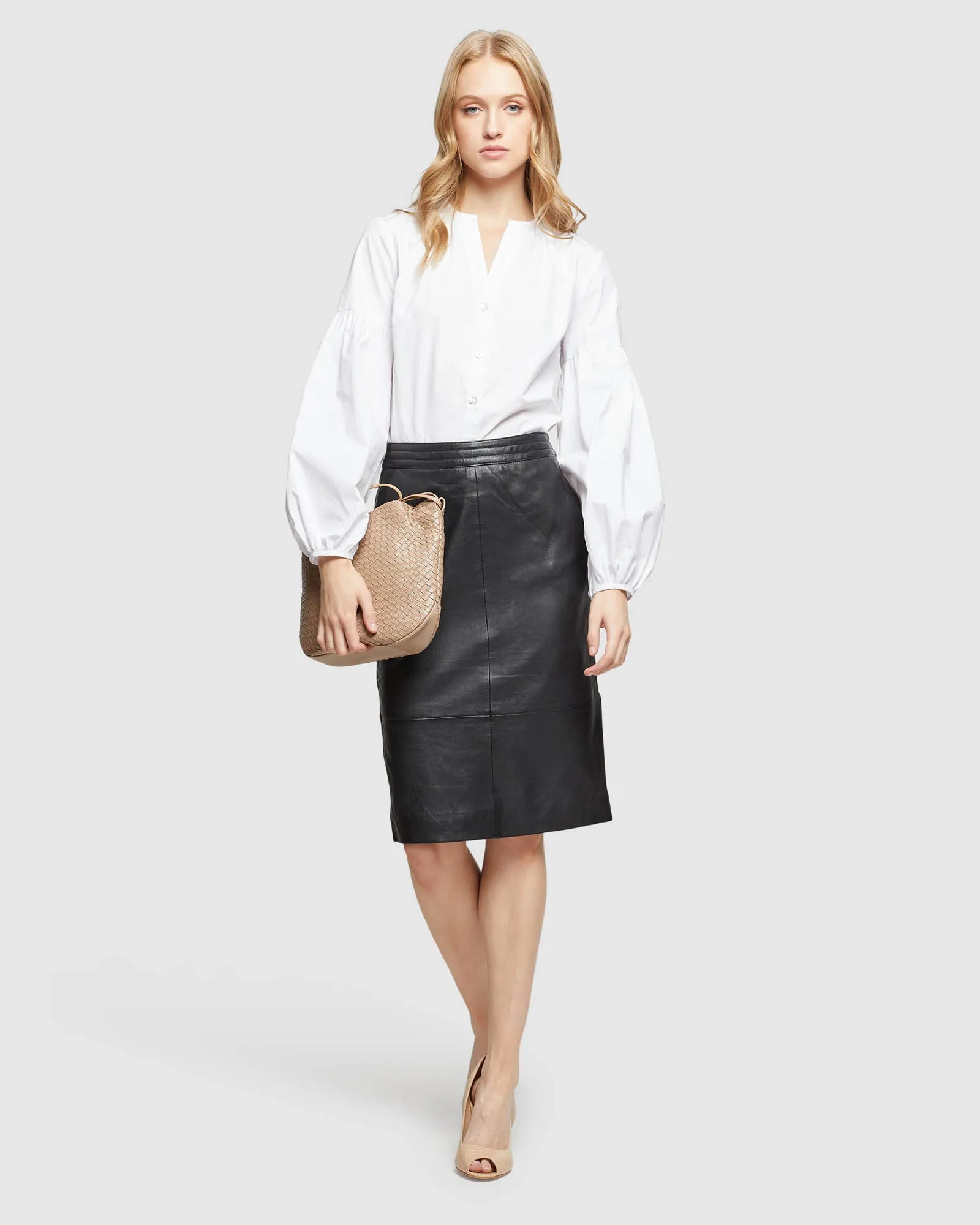 Harriet Gathered Sleeve Blouse