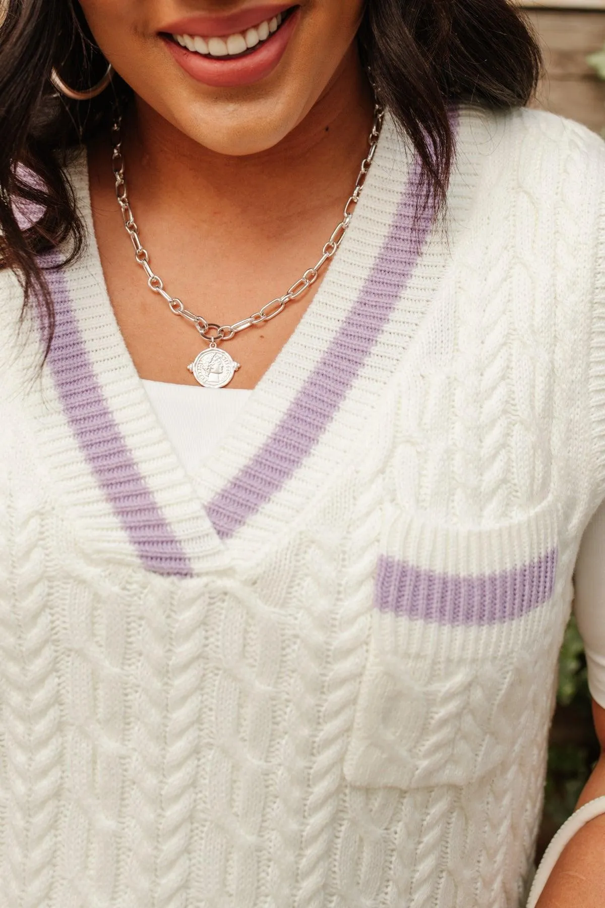 Hazel Blues® | Power Girl Sweater Vest
