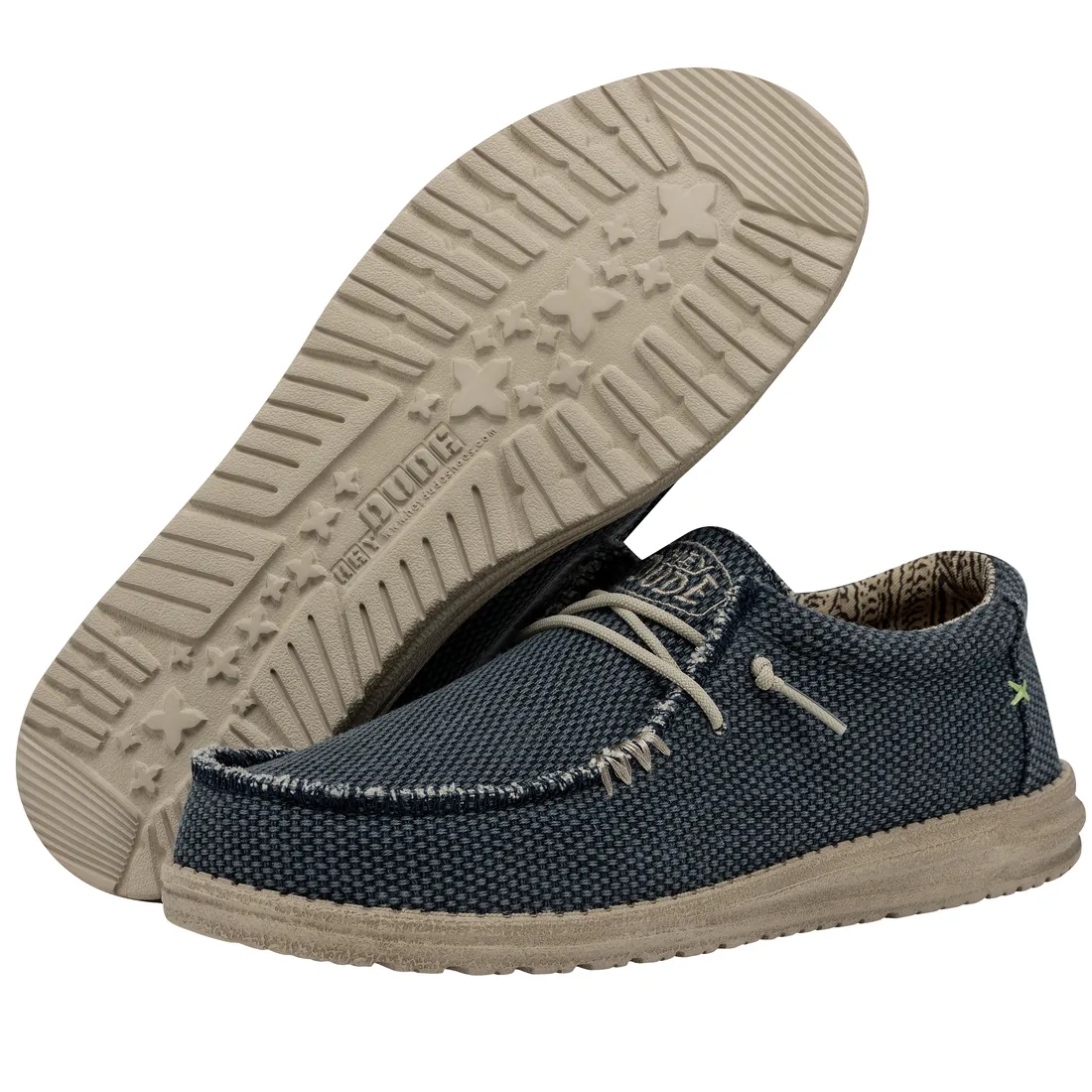 Hey Dude Men's Wally Braided Blue Night