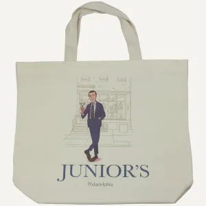 Junior at Junior's Cotton Canvas Tote Bag