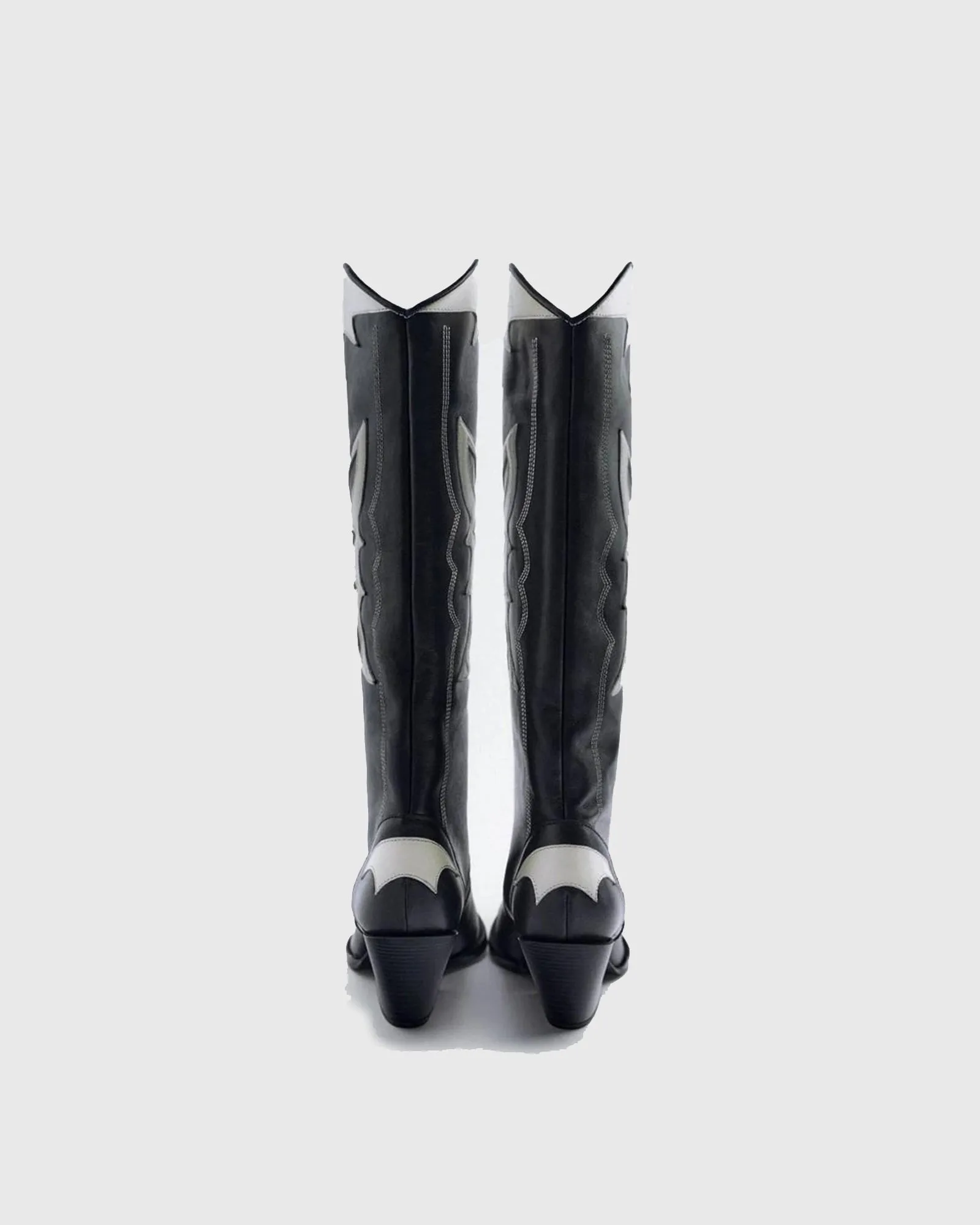 Luce Embroidery Cowboy Knee High Boots