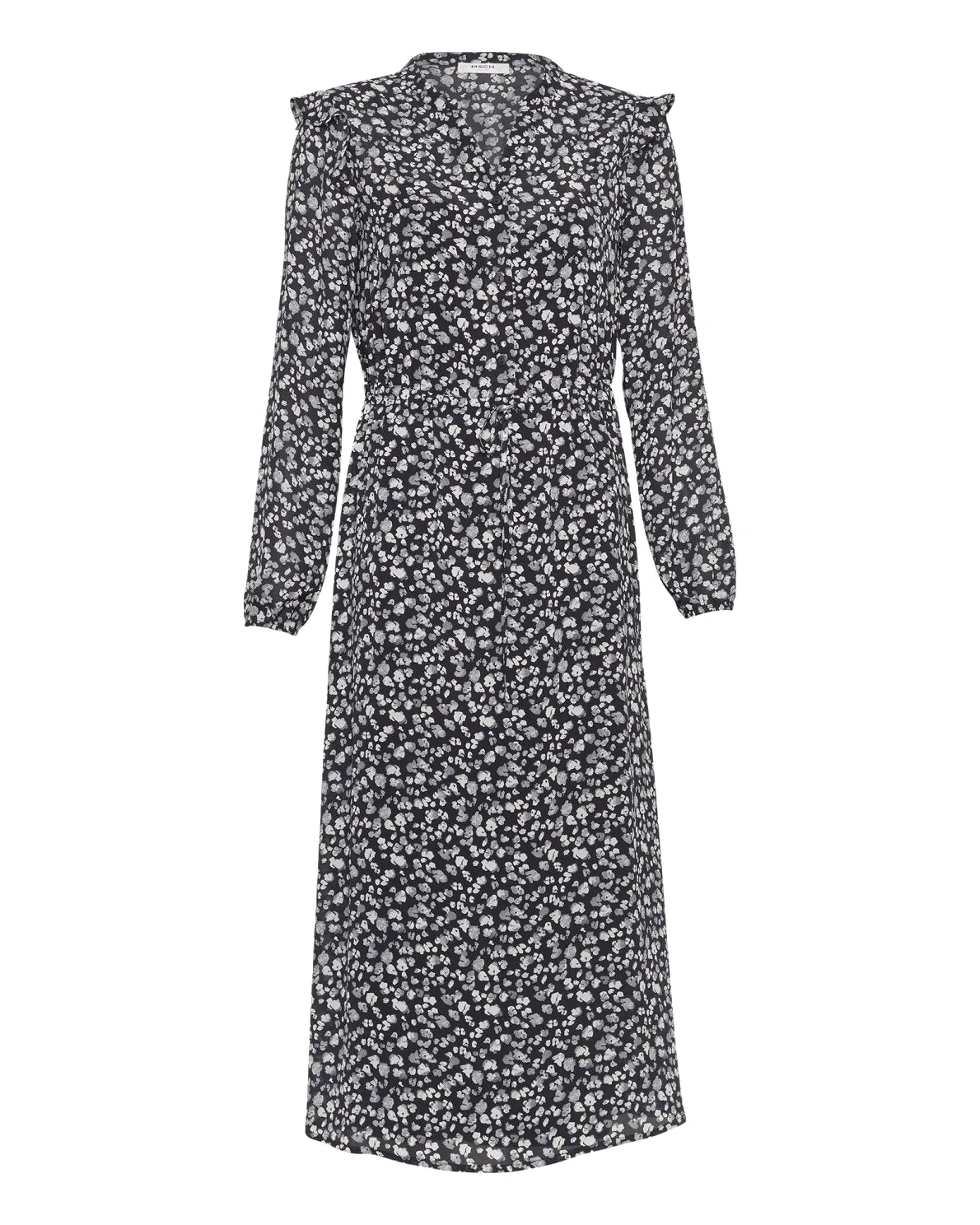 Maella Rikkelie LS Dress AOP - S Cap Spot