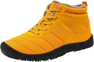 Men's Work Boots Steel Toe Hiking Sneakers Fur Lined Ankle Boot Women's Safety Toe Shoes Steel Toe Work Botas Soft Toe Non Slip Rubber Sole Hike Grounded Footwear