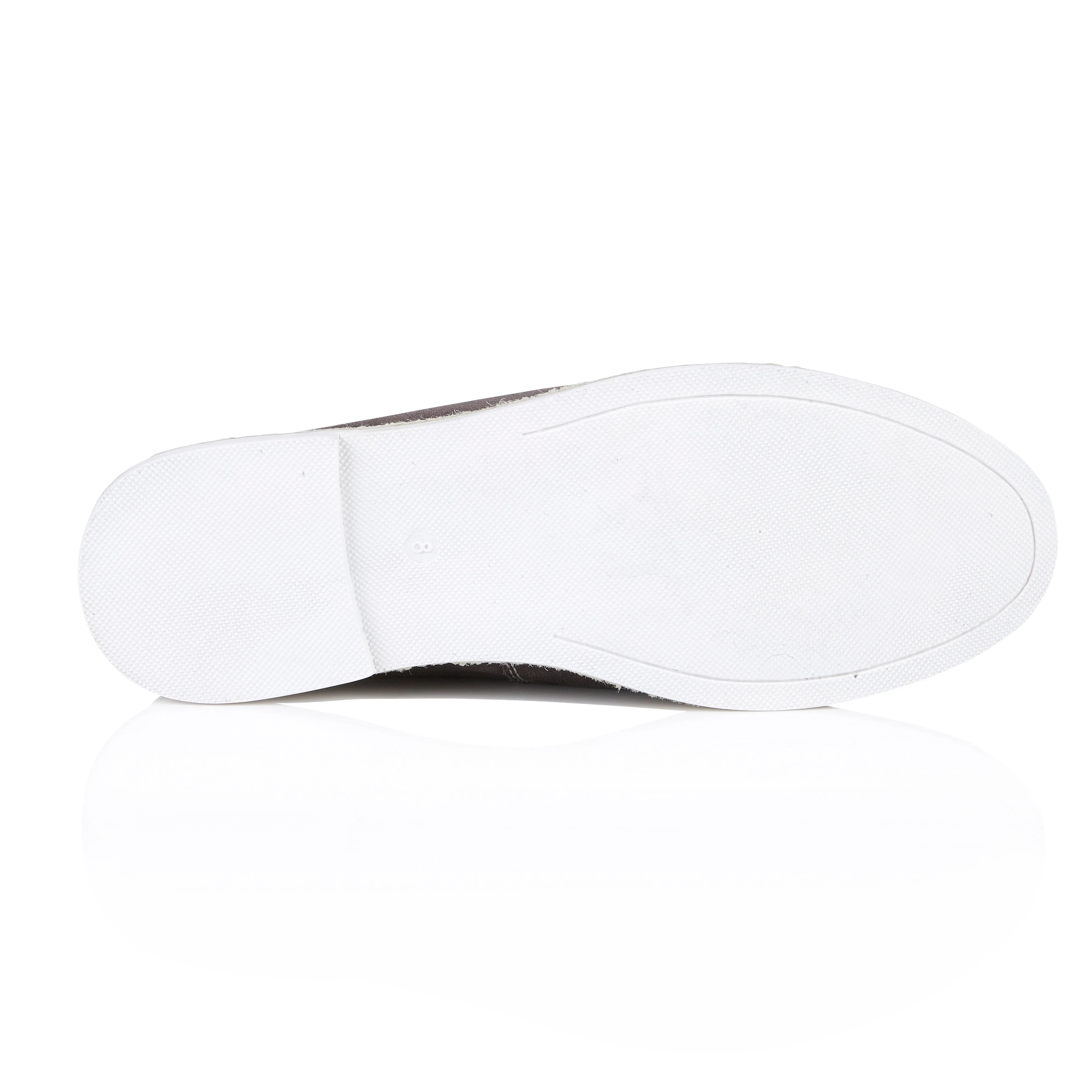 Milford Suede Leather Tassel Loafer - Grey