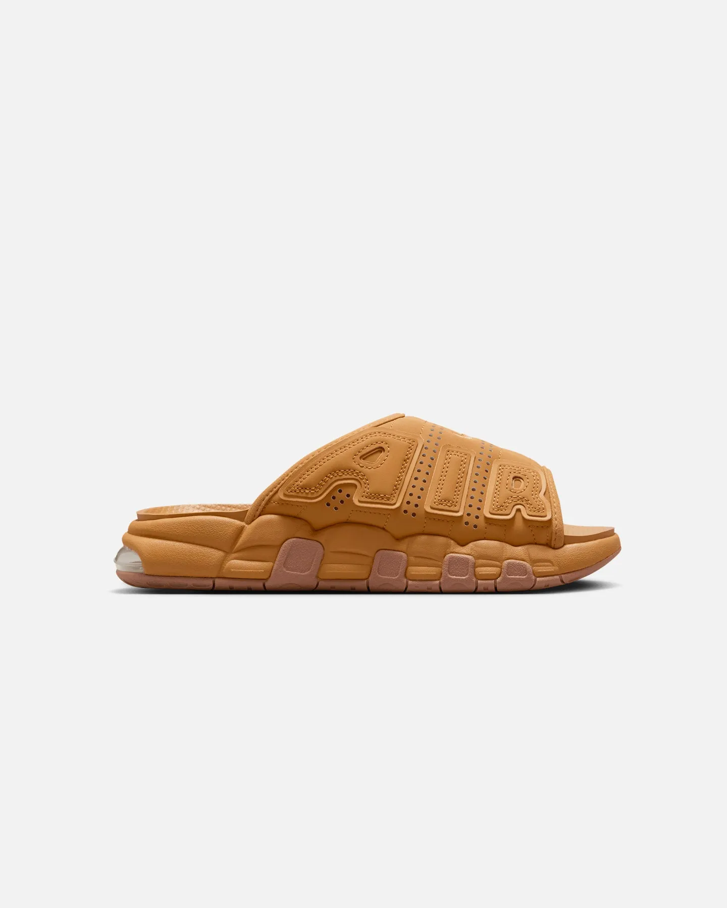 Nike Air More Uptempo Slides Flax