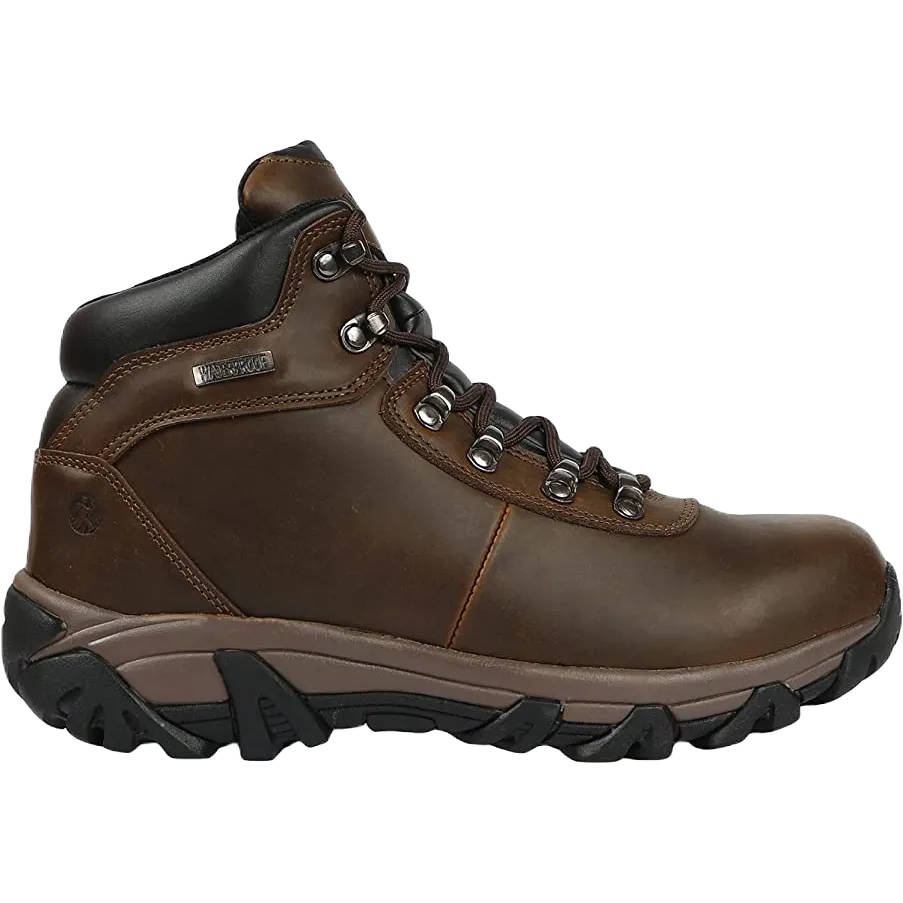 North Side Men's Vista Ridge Waterproof Brown Hiking Boots 321897M200