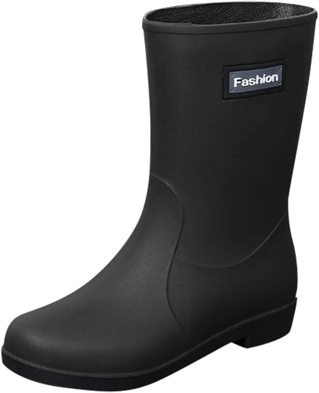 Rain Boots Women Tall Waterproof Mens Grounded Footwear Booties To Wear with Dresses Casual Barefoot Shoes Women's Mid Calf Rain Boots Printed Waterproof Chelsea Boots