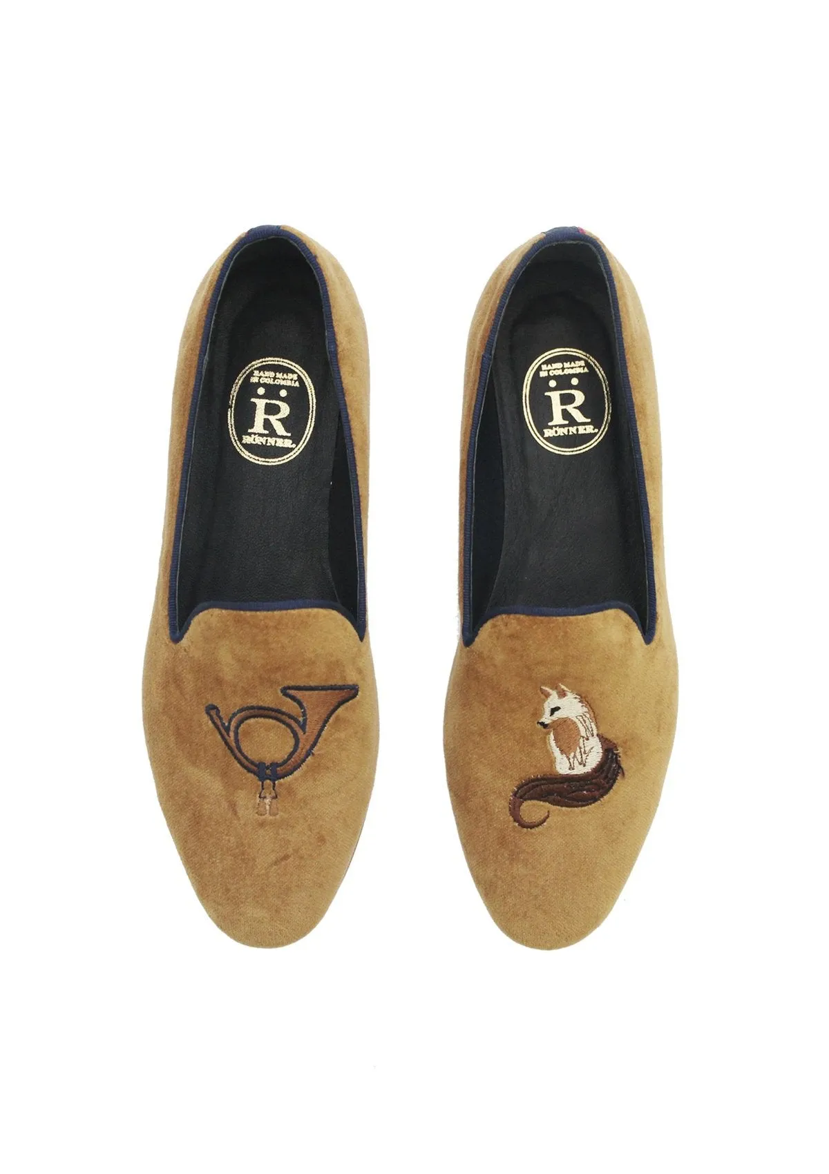 Rönner Mimosa Fox Velvet Loafer