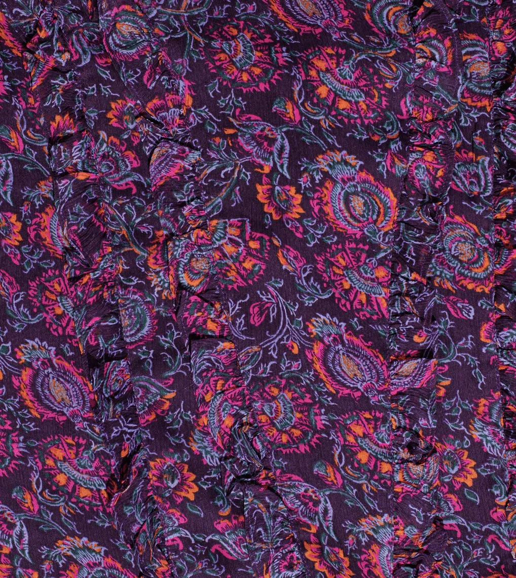 Rosalia Mini Dress Bordeaux Floral