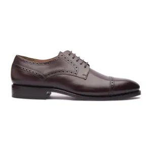 Stefano, Captoe Derby - Brown | Hand Welted | Classics Collection