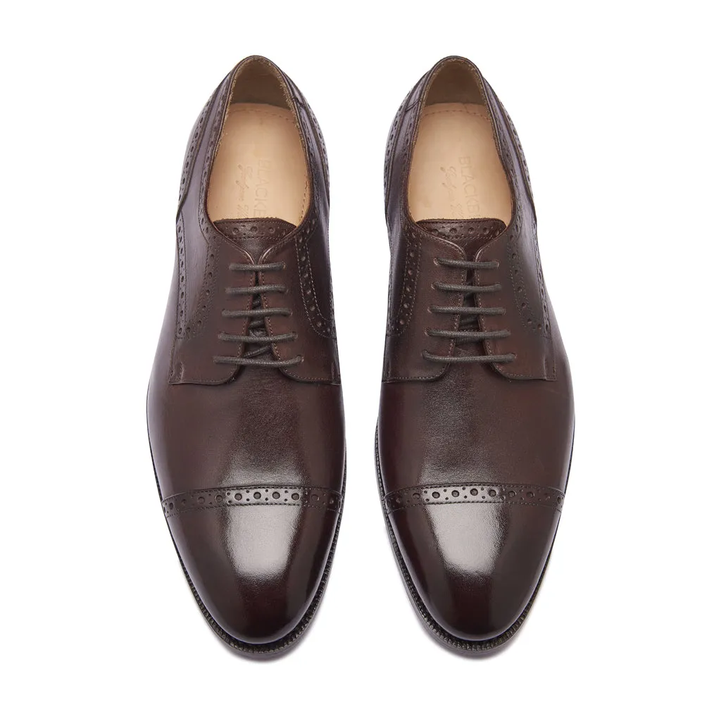 Stefano, Captoe Derby - Brown | Hand Welted | Classics Collection