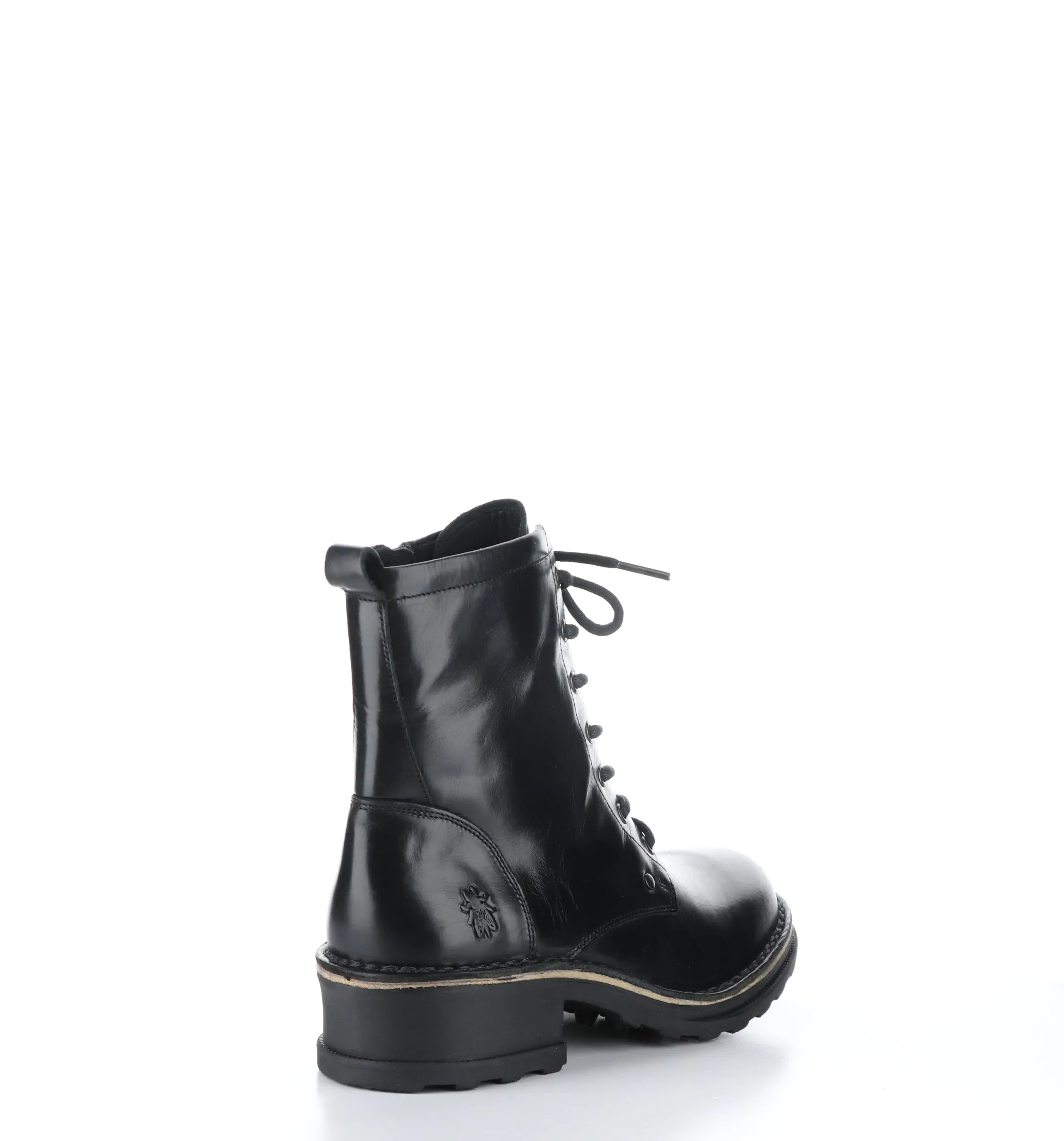 THOR035FLY Black Zip Up Boots
