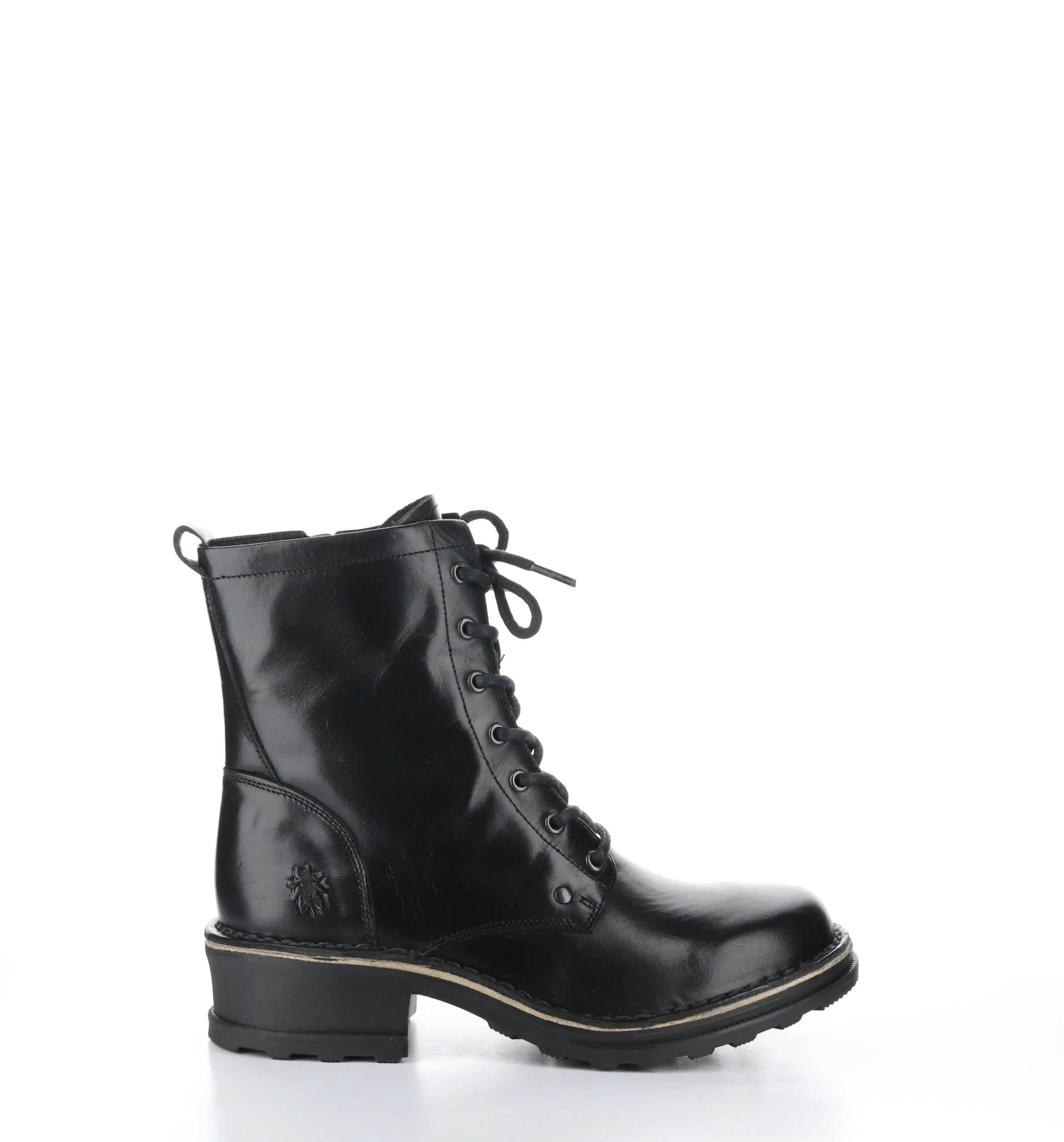 THOR035FLY Black Zip Up Boots