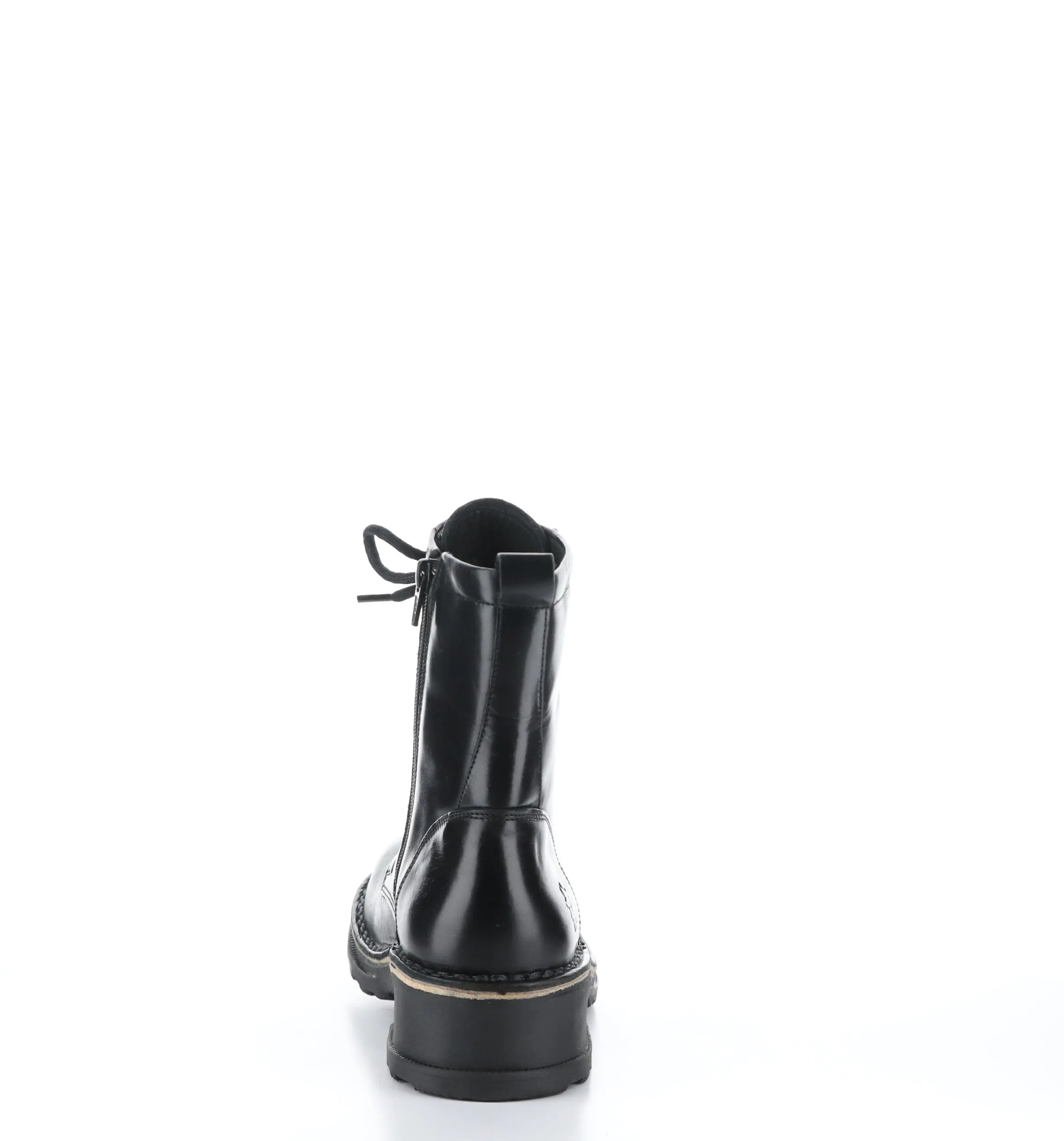 THOR035FLY Black Zip Up Boots