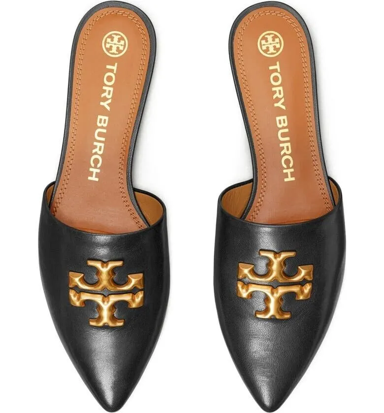 TORY BURCH ELEANOR LEATHER MULES