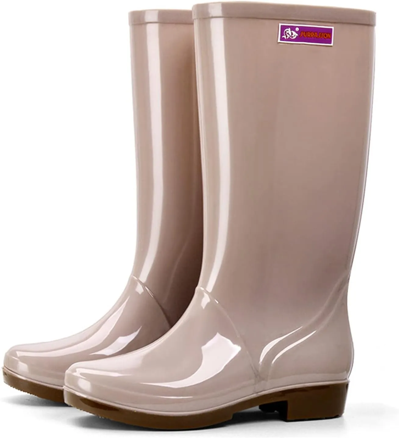 Womens Rain Boots Tall Mens Grounded Footwear Small Heel Booties Non Slip Work Barefoot Shoes Women's Rain Boots Waterproof Garden Shoes Womens Hiking Boots